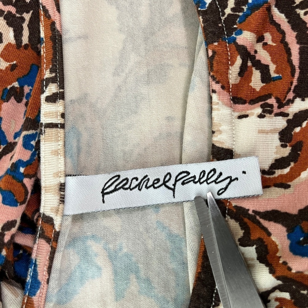 Rachel Pally Maxi Dress Womens L Brown Paisley Long Sleeve Bohemian‎ Long Casual - Picture 7 of 10